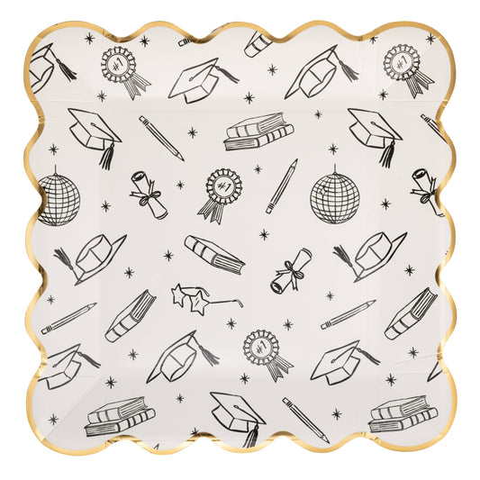 Grad Icon Foil Plate