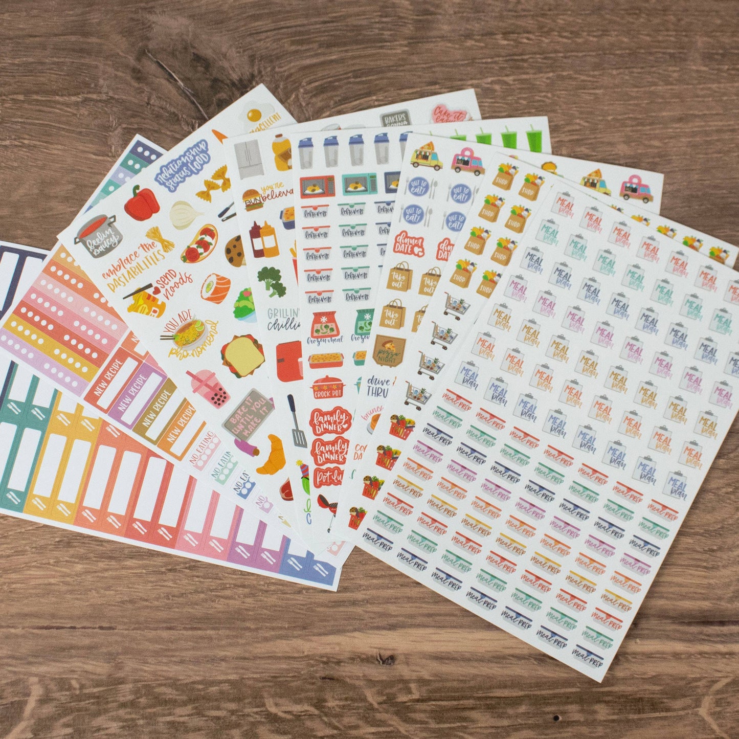 Meal Planning Sticker Pack