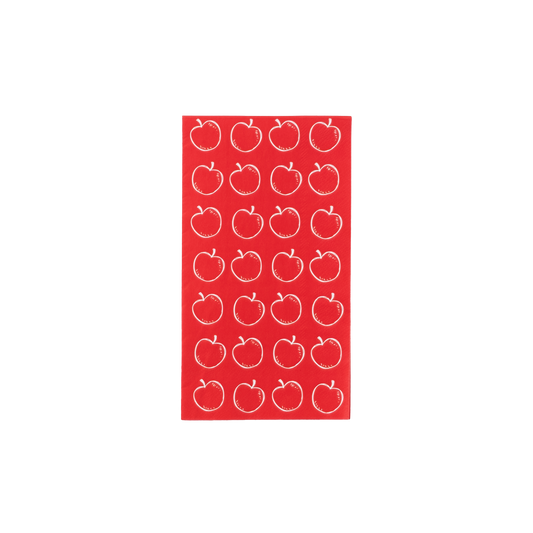 School Days Apple Guest Towel