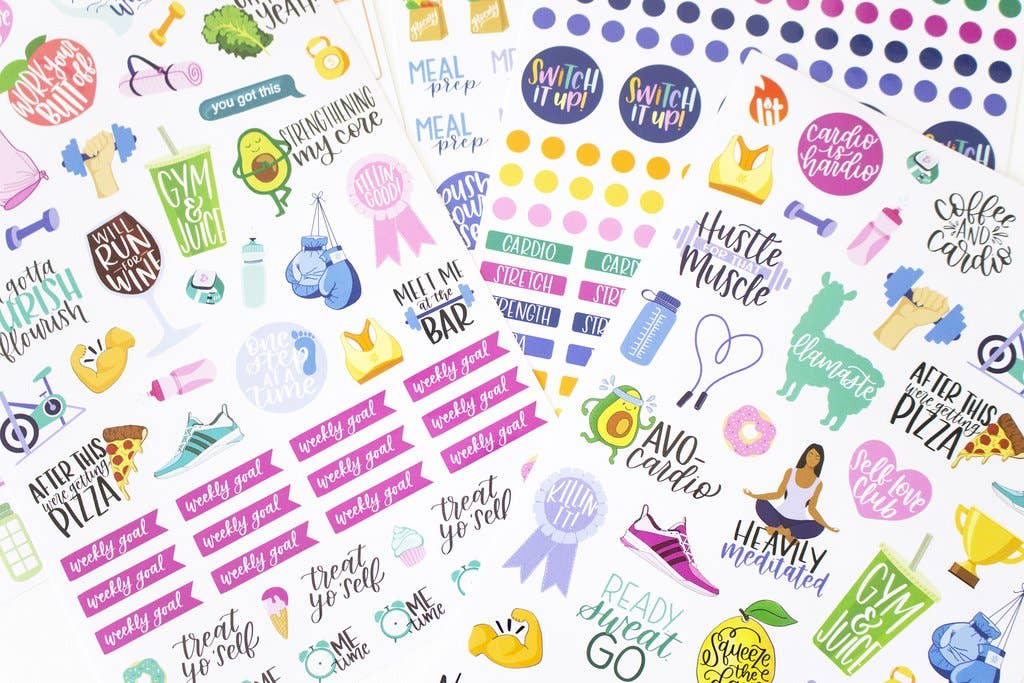 Fitness & Health Sticker Pack