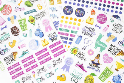 Fitness & Health Sticker Pack