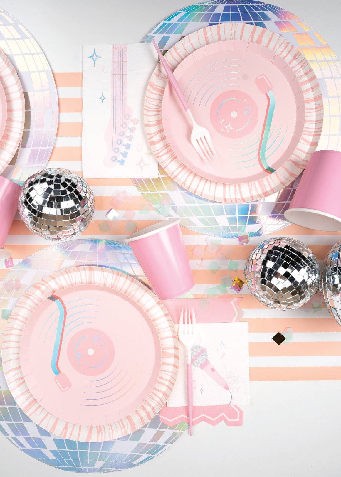 Pop Star Dance Party Microphone Cocktail Napkins