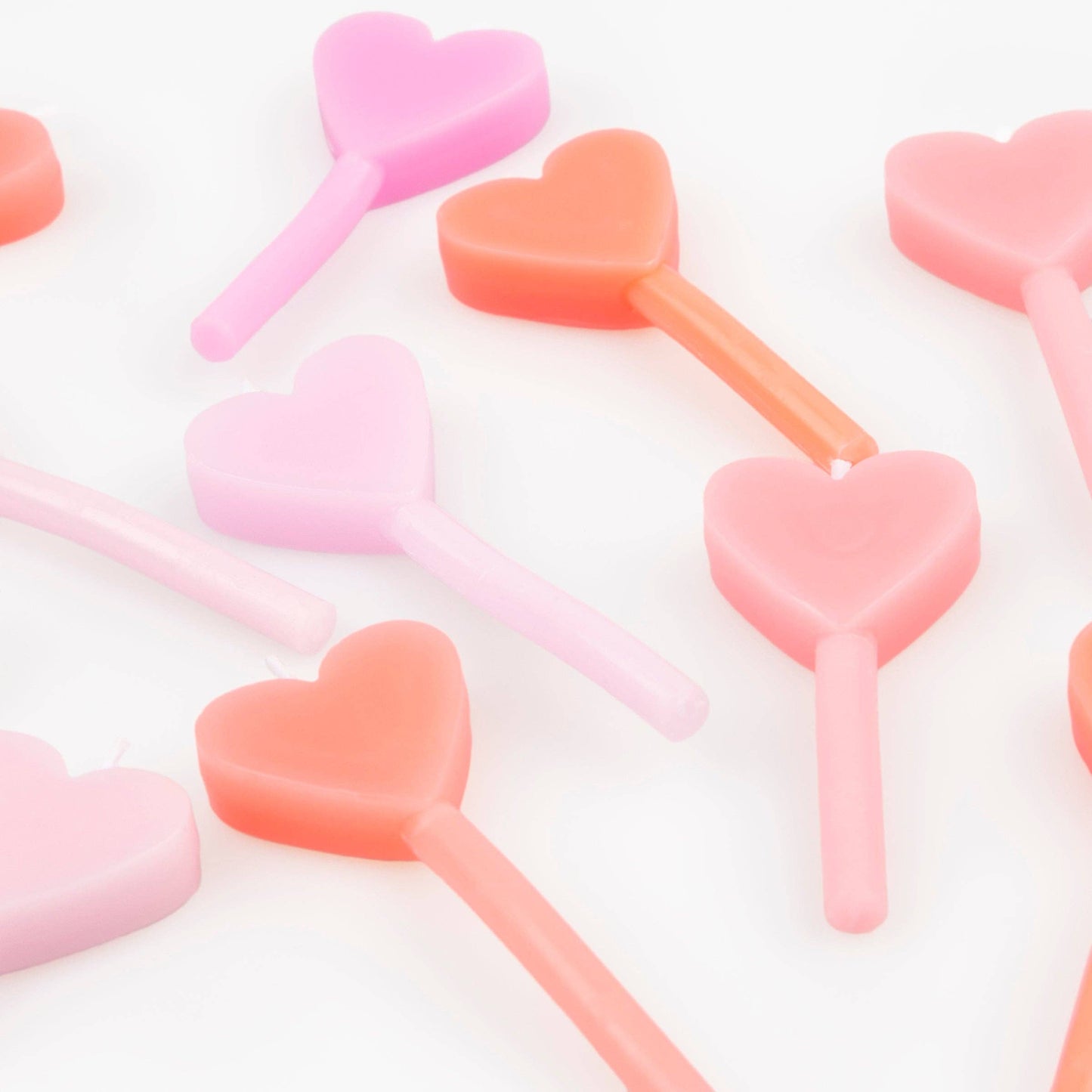 Pink Heart Candles