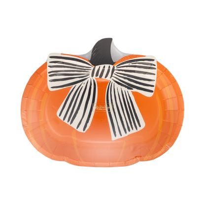 Bow Pumpkin Plate