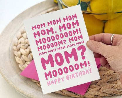 Funny Birthday Card to Mom from the Kids, Motherhood