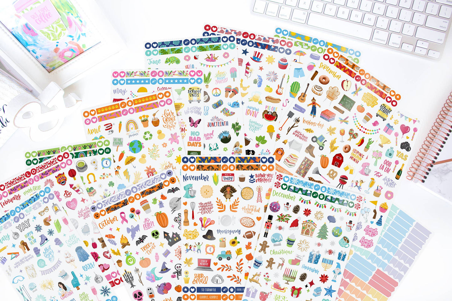 Monthly Celebration Sticker Pack