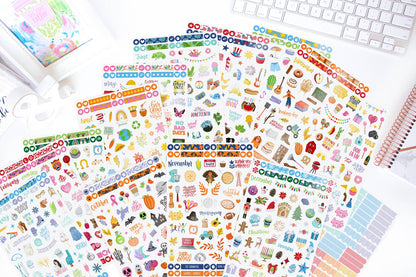Monthly Celebration Sticker Pack