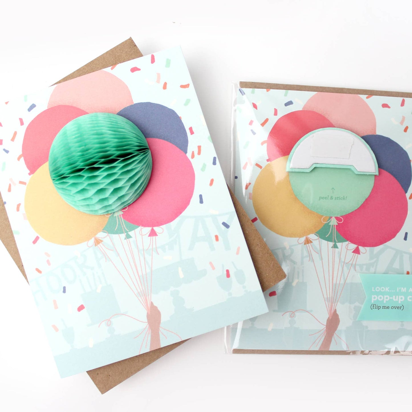 Pop-up Card - Balloon Bunch - Birthday
