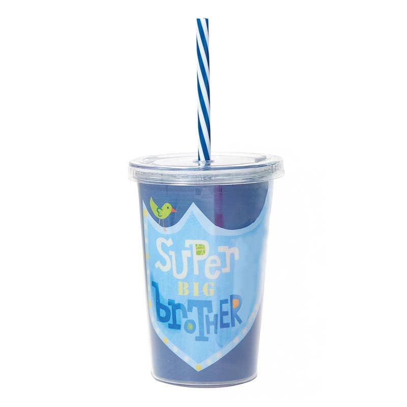 Big Brother Insulated Tumbler With Straw