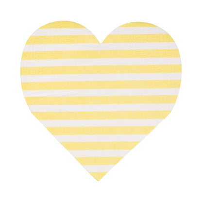 Striped Hearts Napkin Set