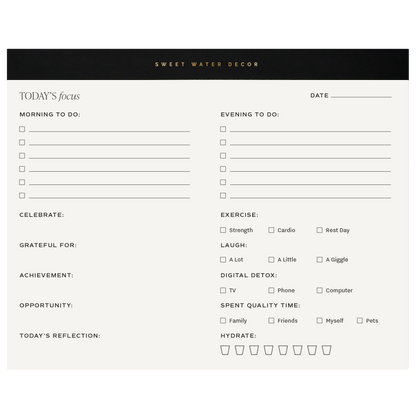 Self Care Notepad