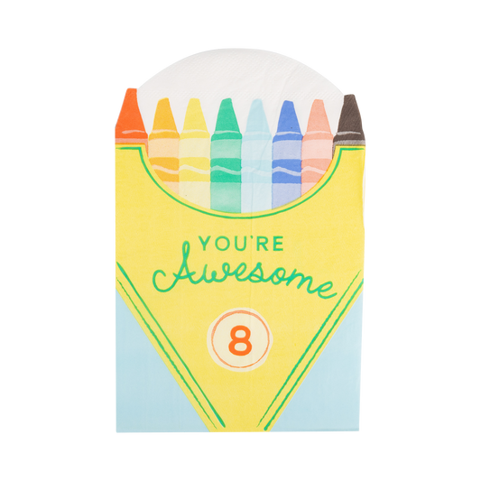 Crayon Box Shaped Dinner Napkin