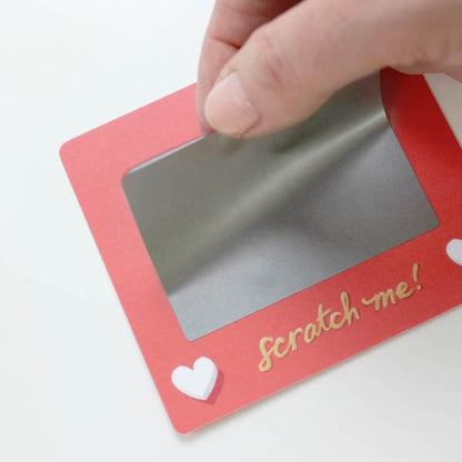 Scratch-off Valentine Cards - Scratch-A-Sketch