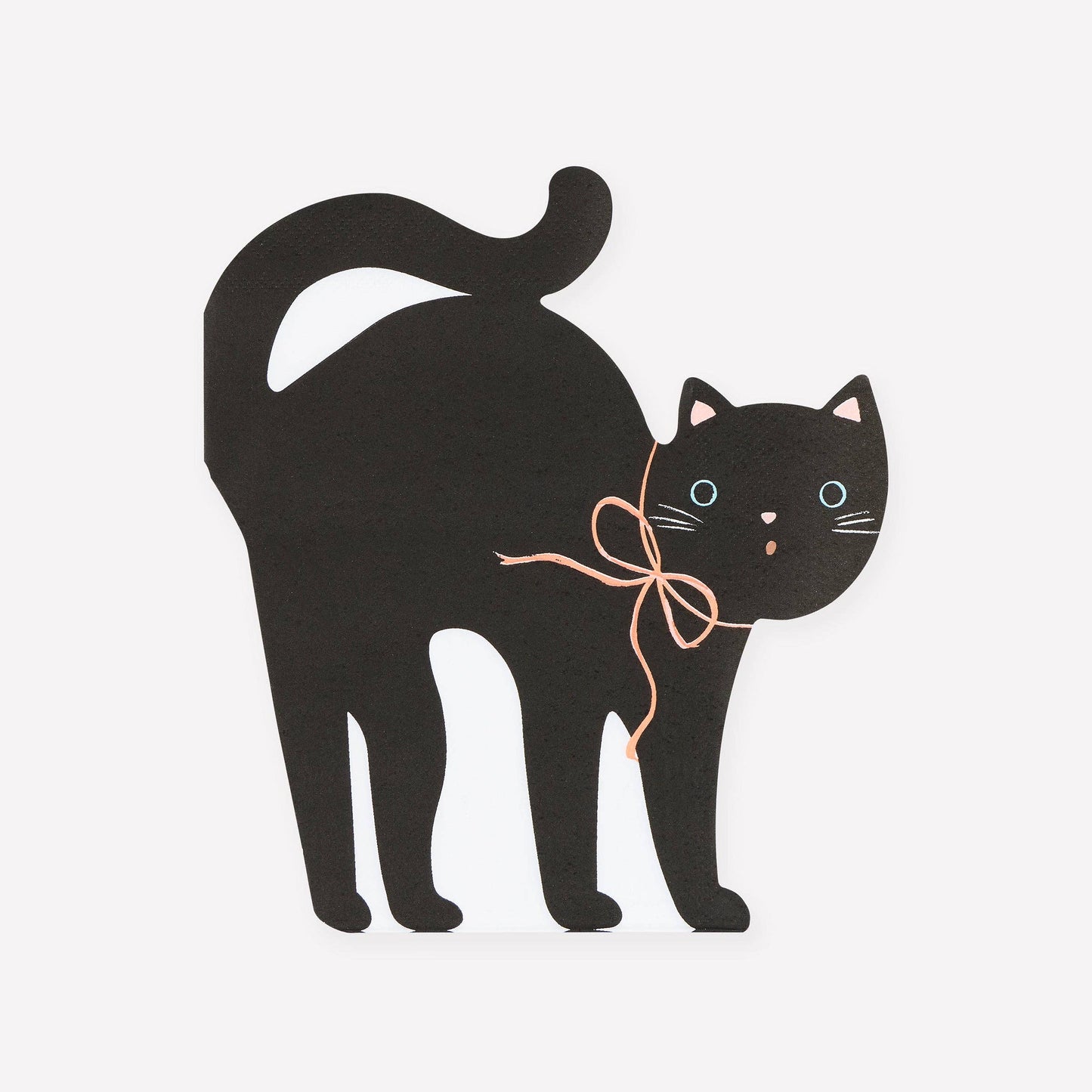 Halloween Cat Shaped Napkins