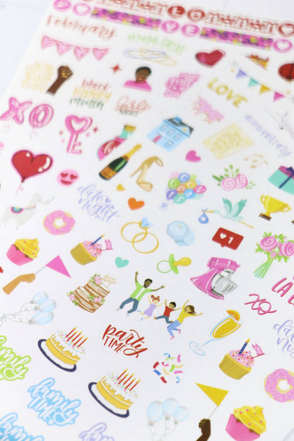 Monthly Celebration Sticker Pack