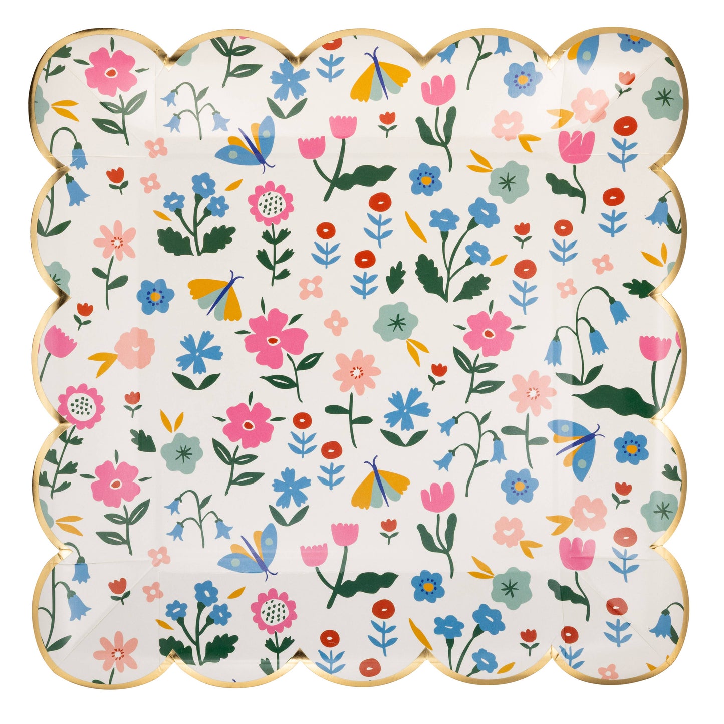 Floral Pattern 9" Plate