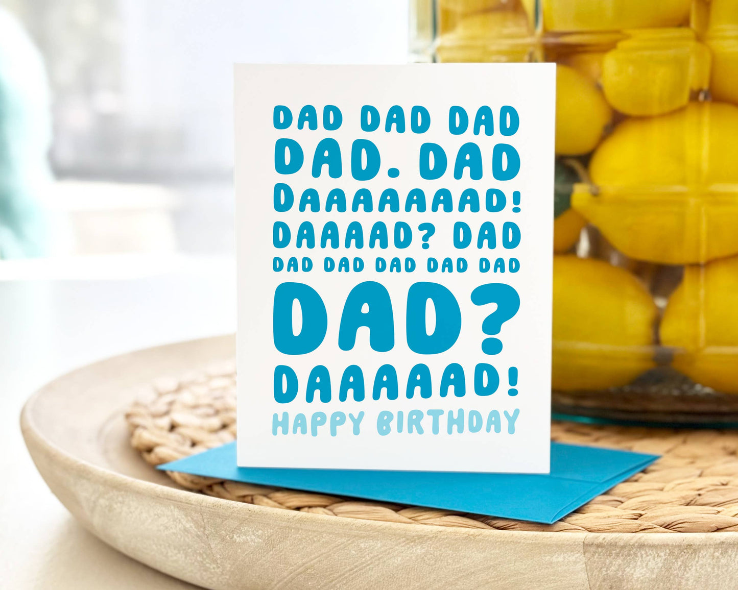 Funny Birthday Card to Dad from the Kids, Fatherhood