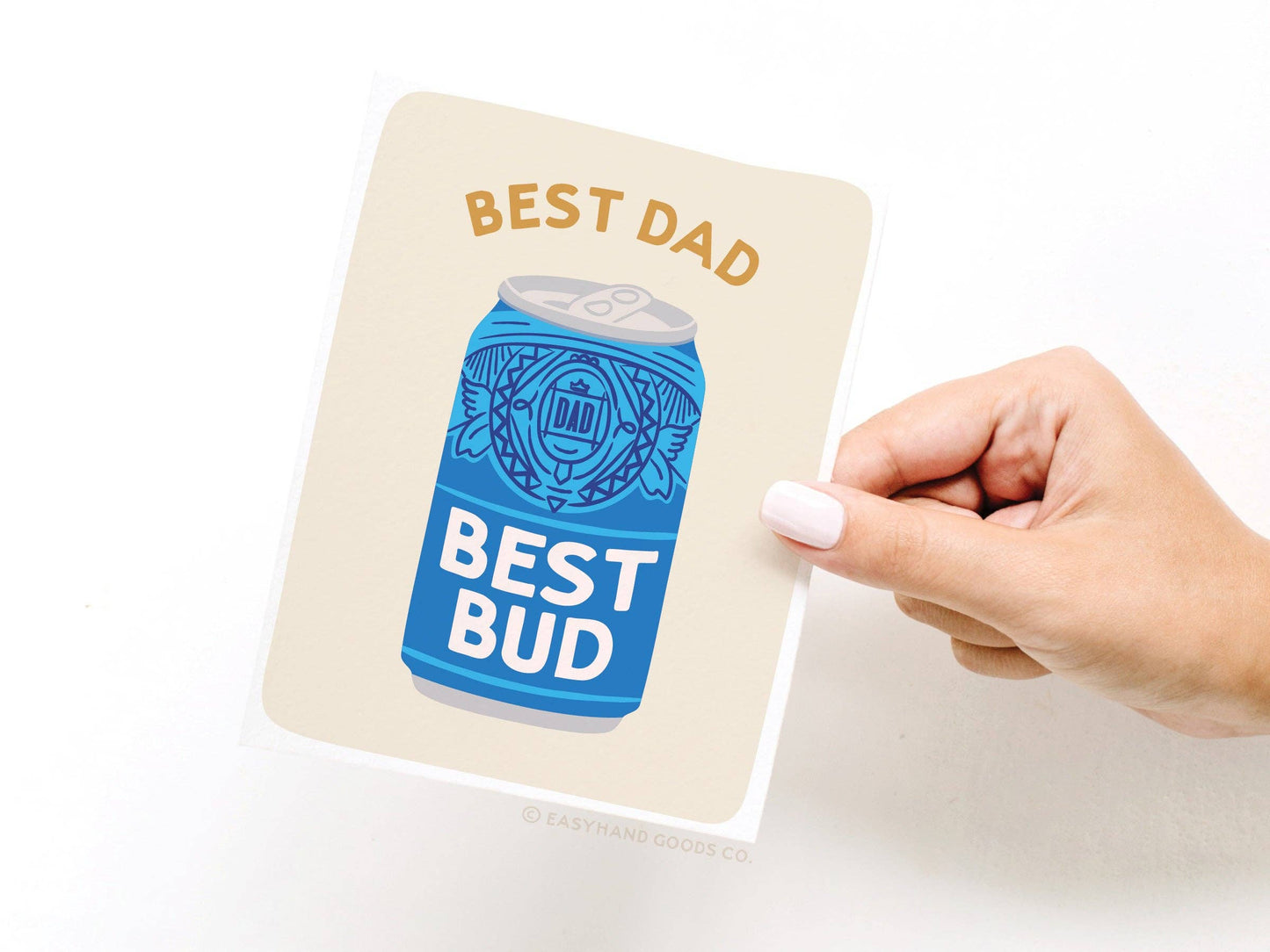 Best Dad Best Bud Greeting Card