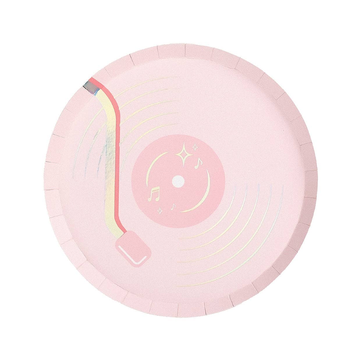 Pop Star Dance Party Vinyl Record Dessert Plates
