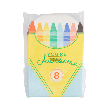 Crayon Box Shaped Dinner Napkin