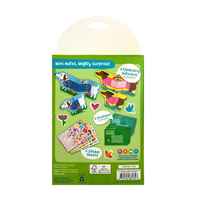 Tiny Tadas!: notecard & Sticker Kit - Playful Pups (Set of 16)