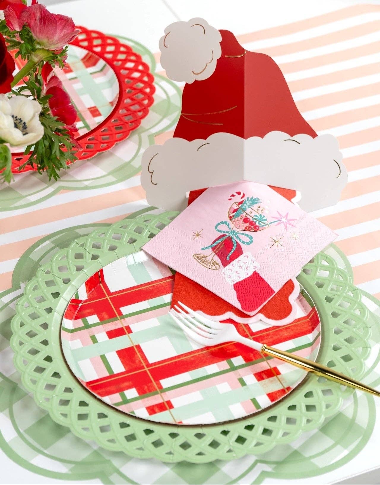 Cheerful Plaid Small Plates