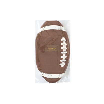Football Shaped Paper Dinner Napkin