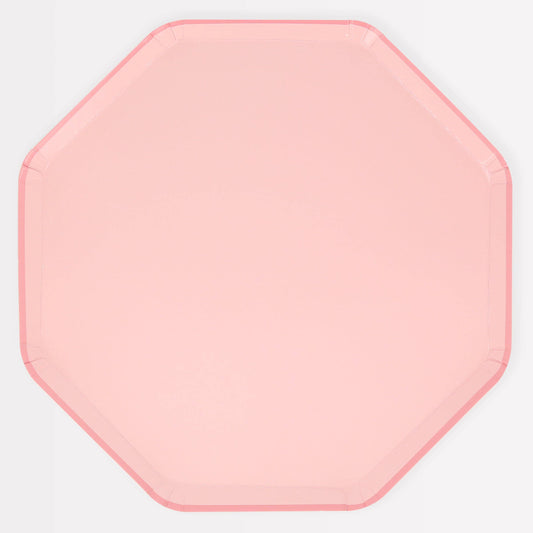 Cotton Candy Pink Dinner Plates