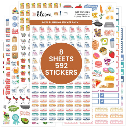 Meal Planning Sticker Pack