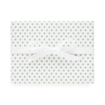 Wrapping Paper Rolls, Green Dot