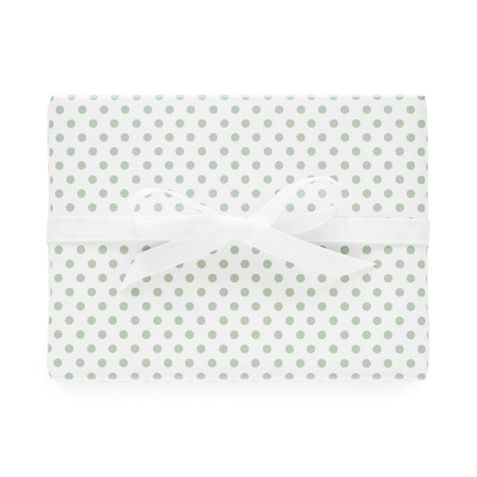Wrapping Paper Rolls, Green Dot