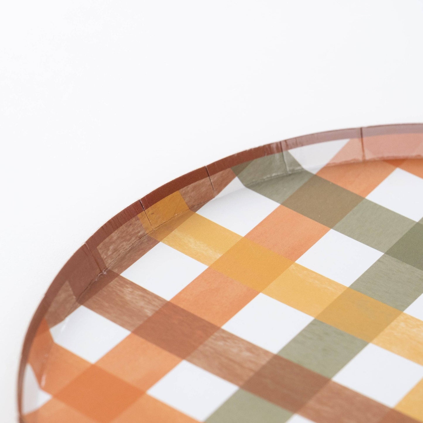 Harvest Plaid Dinner Plate