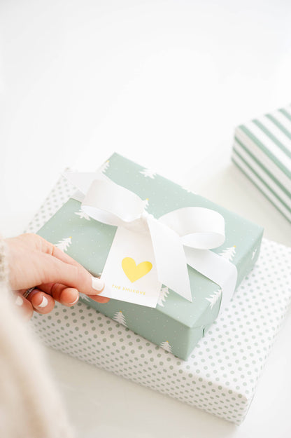 Wrapping Paper Rolls, Green Dot