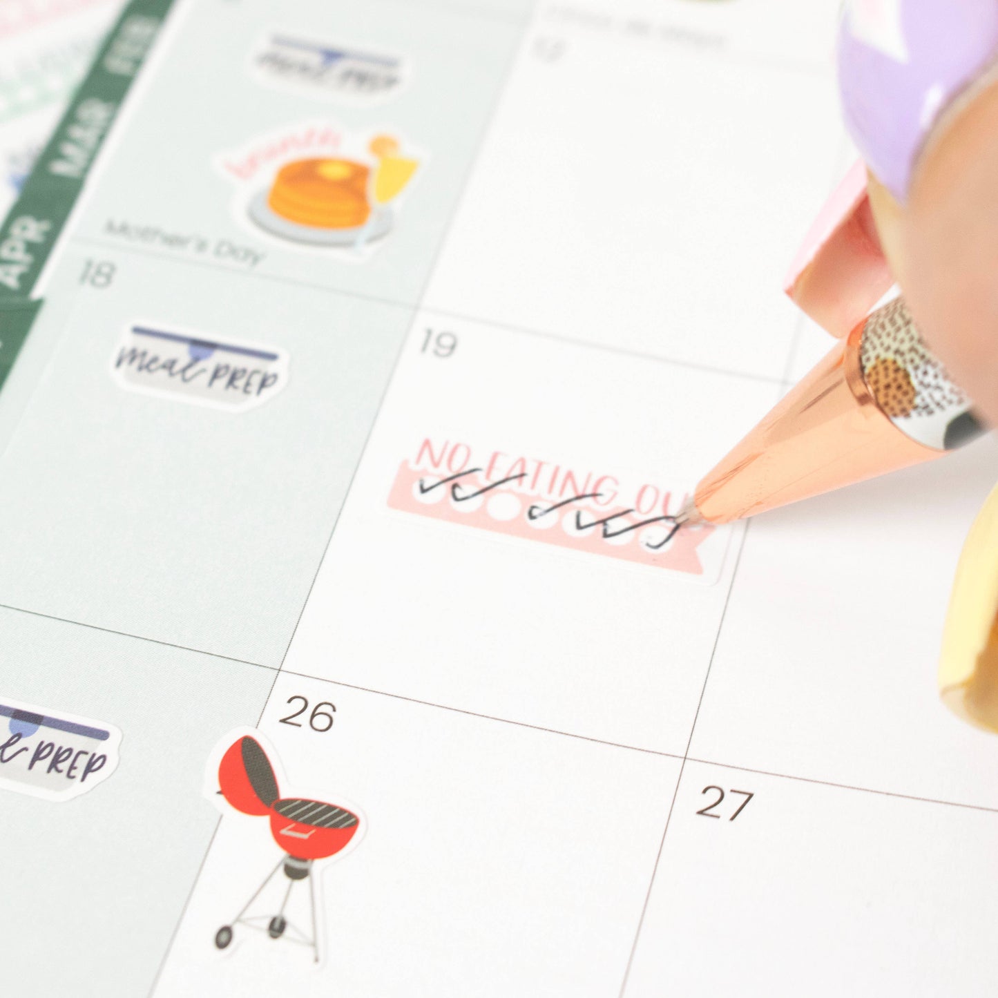 Meal Planning Sticker Pack