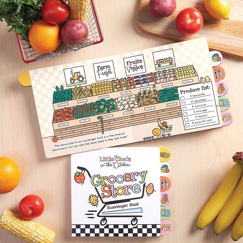 Grocery Store Scavenger Hunt Board Book