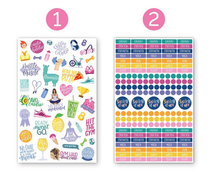 Fitness & Health Sticker Pack