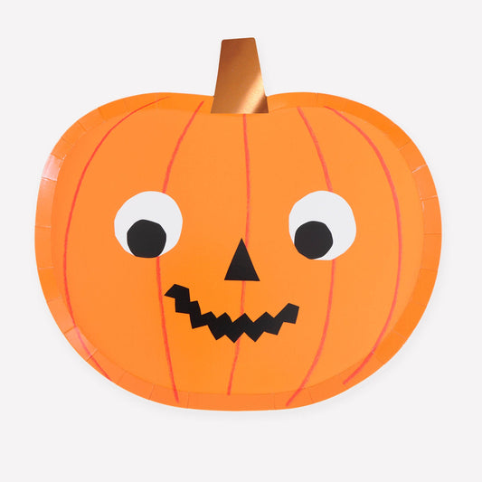 Halloween Pumpkin Plates
