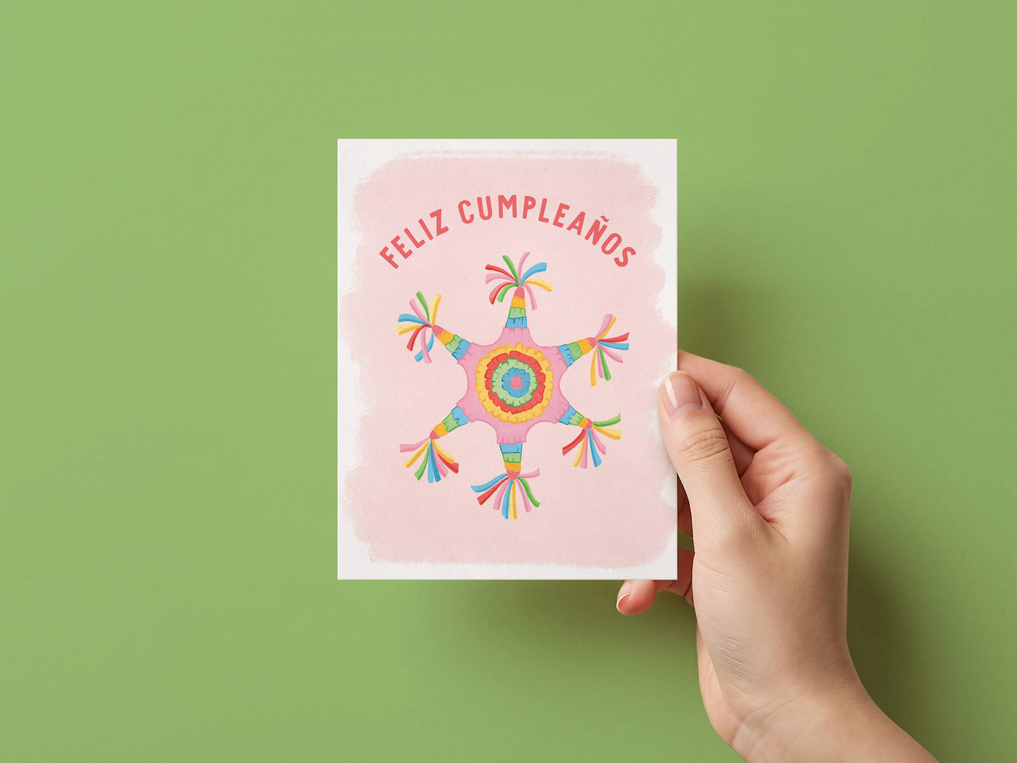 Feliz Cumpleaños Piñata Greeting Card