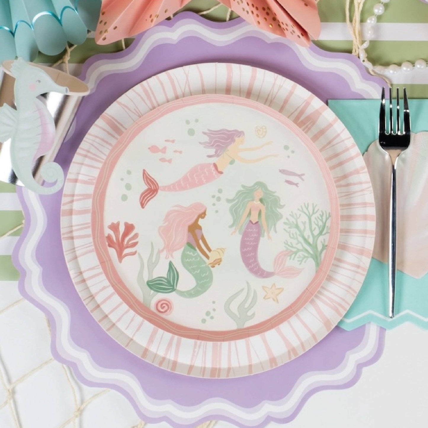 Sage Striped Table Runners- Pre Order Ships January 20th