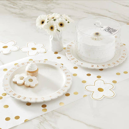 Cocktail Napkin - Die Cut Flowers