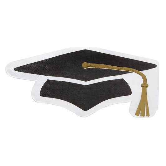 Shaped Napkins - Graduation Cap