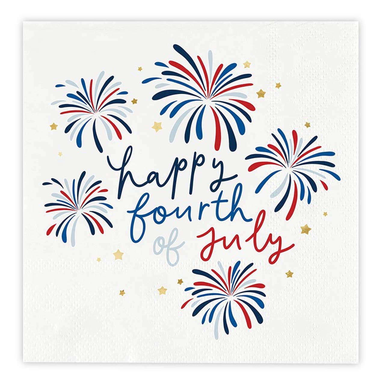 4th of July Foil Napkins