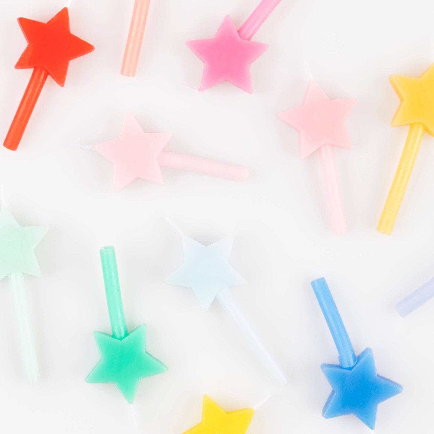 Rainbow Star Candles