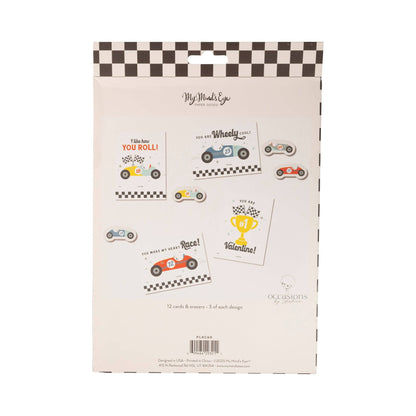 Race Car Valentines Cards