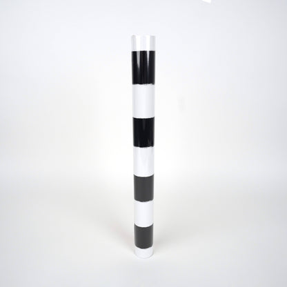 Black & White Stripe Paper Table Runner