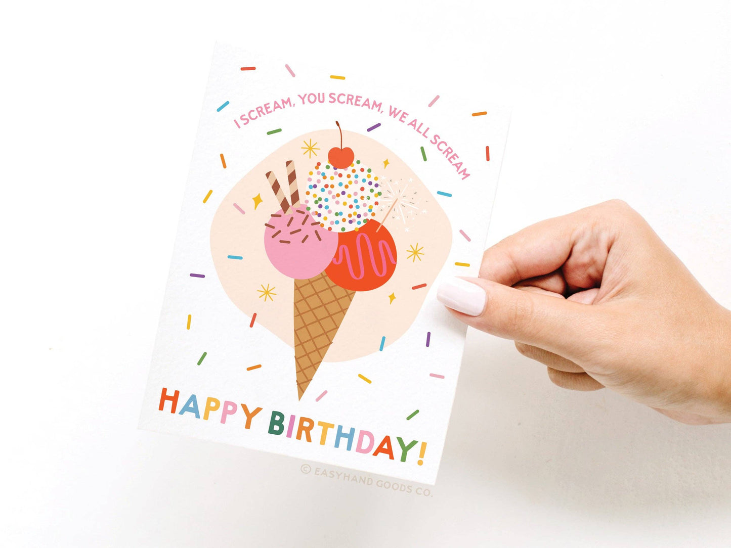 I Scream Greeting Card