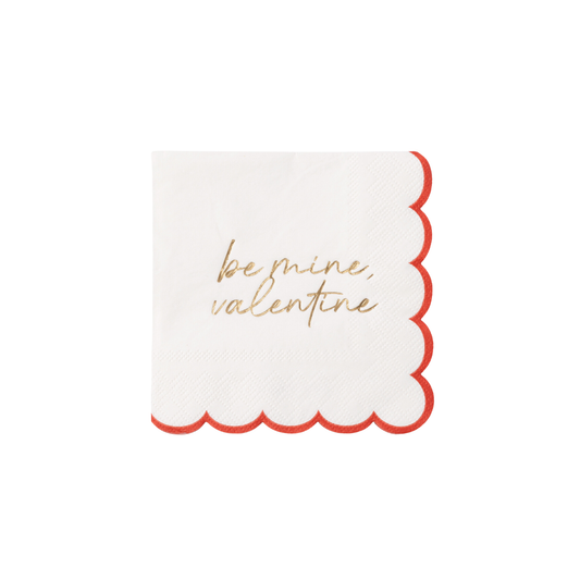 ‘Be Mine, Valentine’s Cocktail Napkins