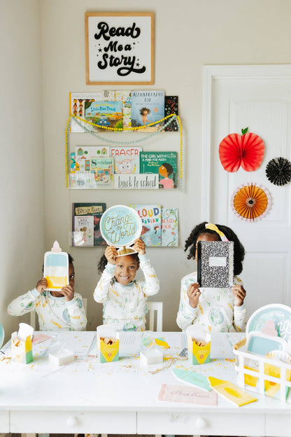 Back To School Globe Paper Plate