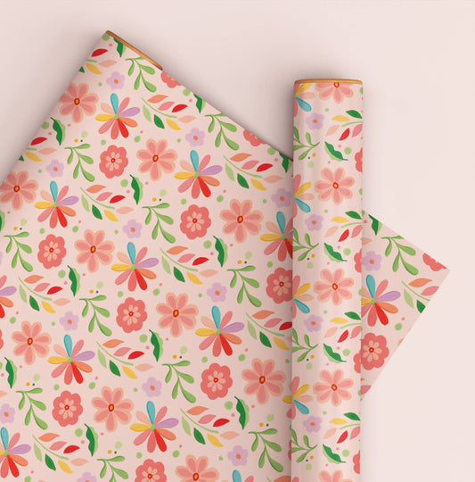 Otomi Gift Wrap | Birthday Wrapping Paper - 3 Sheet Roll