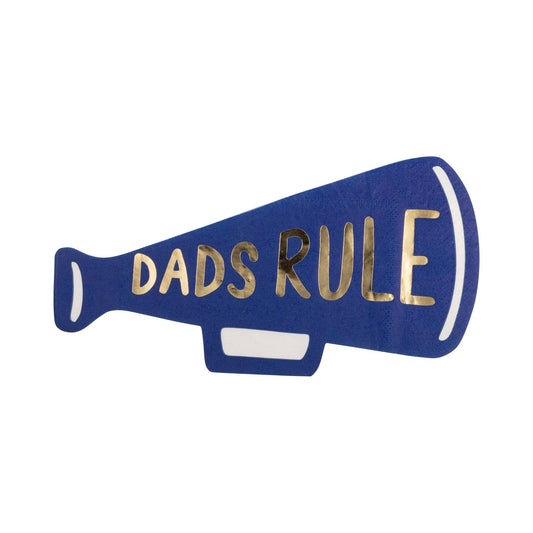 Dads Rule Megaphone Napkin
